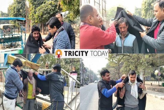 Noida – 17वां 'वन क्लॉथ वन सोल' अभियान की शुरुआत, लोगों को ठंड से बचाया – #IndiaSamachar