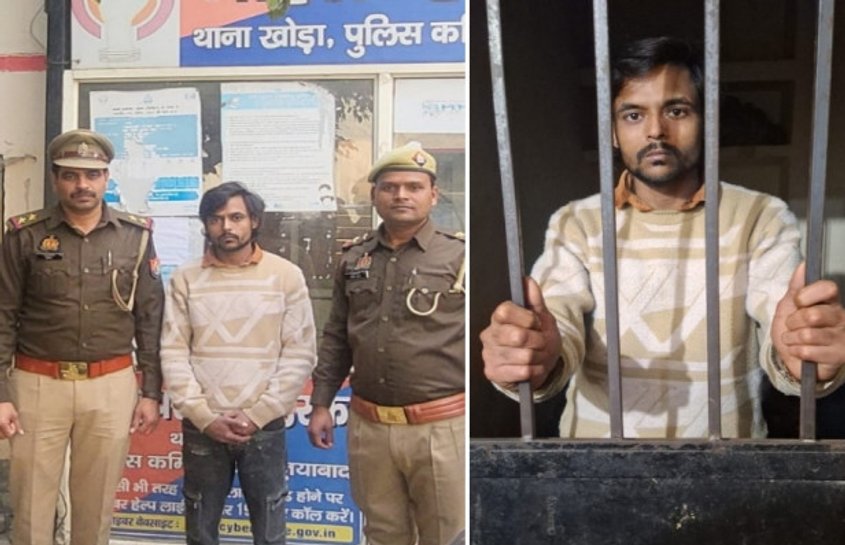 अबकी बार खोड़ा का वीडियो वायरल, पुलिस ने इरफान की खुमारी उतारी