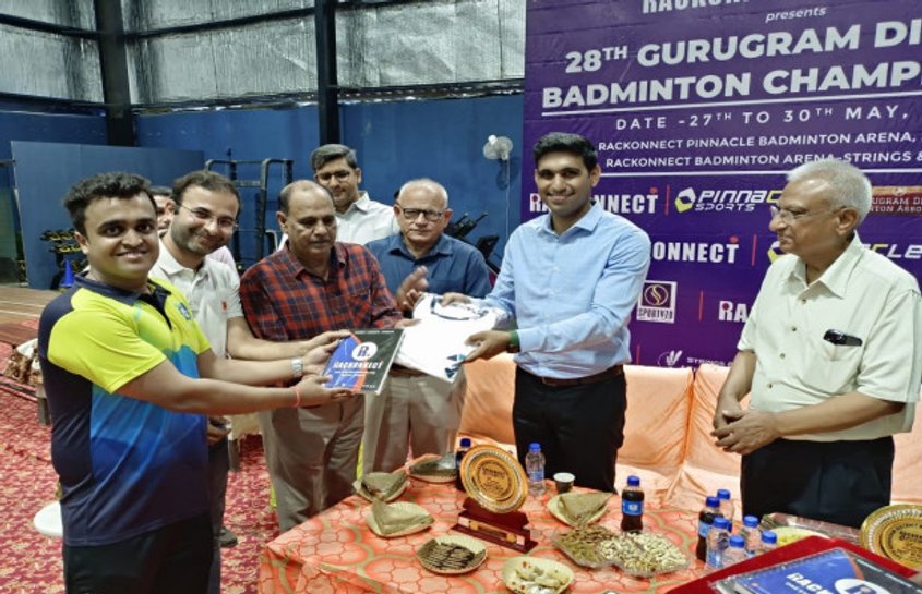 DC Begins District Badminton Championship In Gurugram | डिस्ट्रिक्ट ...