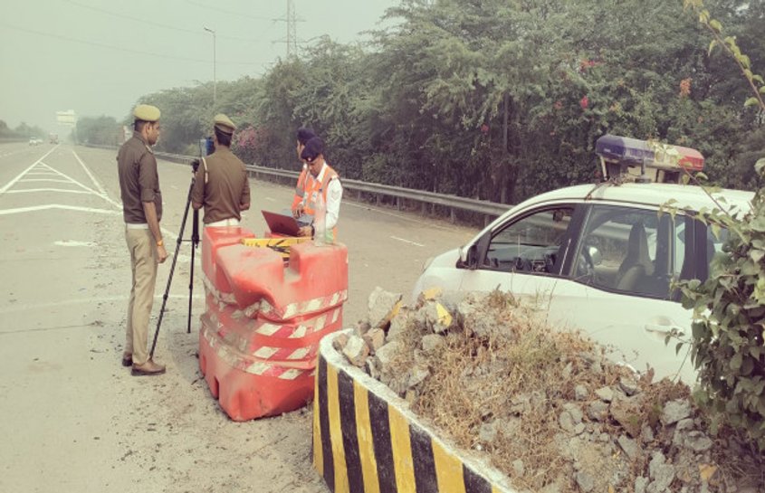 यातायात नियमों का उल्लंघन करने वालों की खैर नहीं, कैमरों से स्पीड मापी